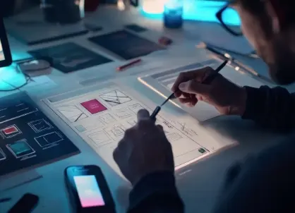 UI/UX Design Wireframing