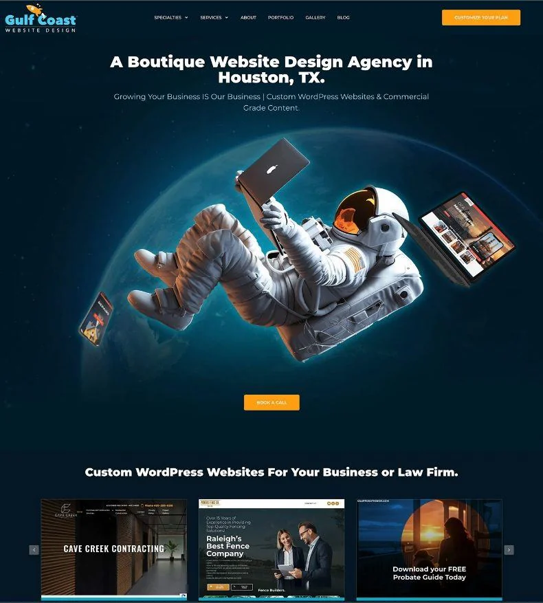 Web Development sample — Gulf Coast Website Design