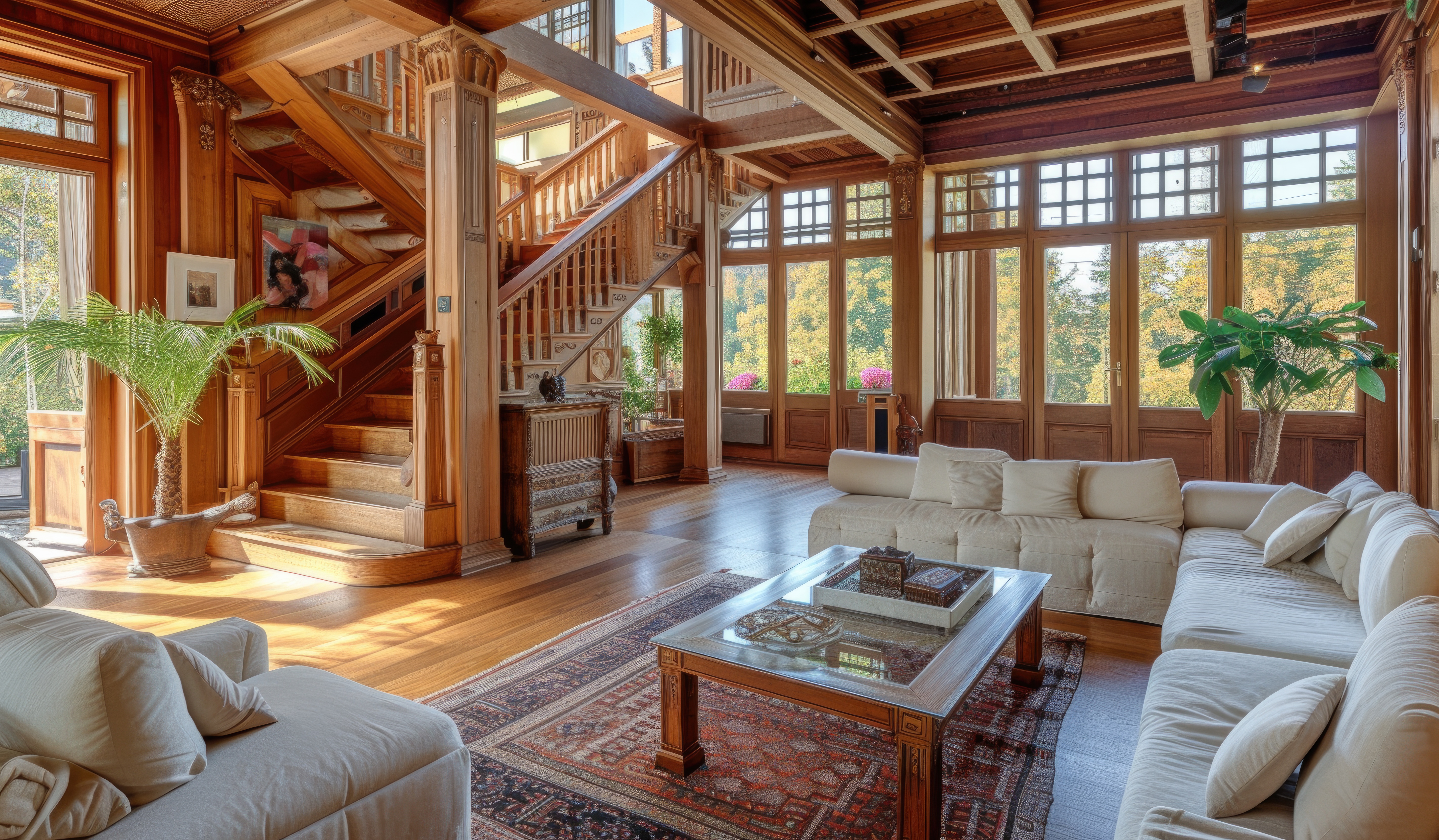 Timber luxury interior